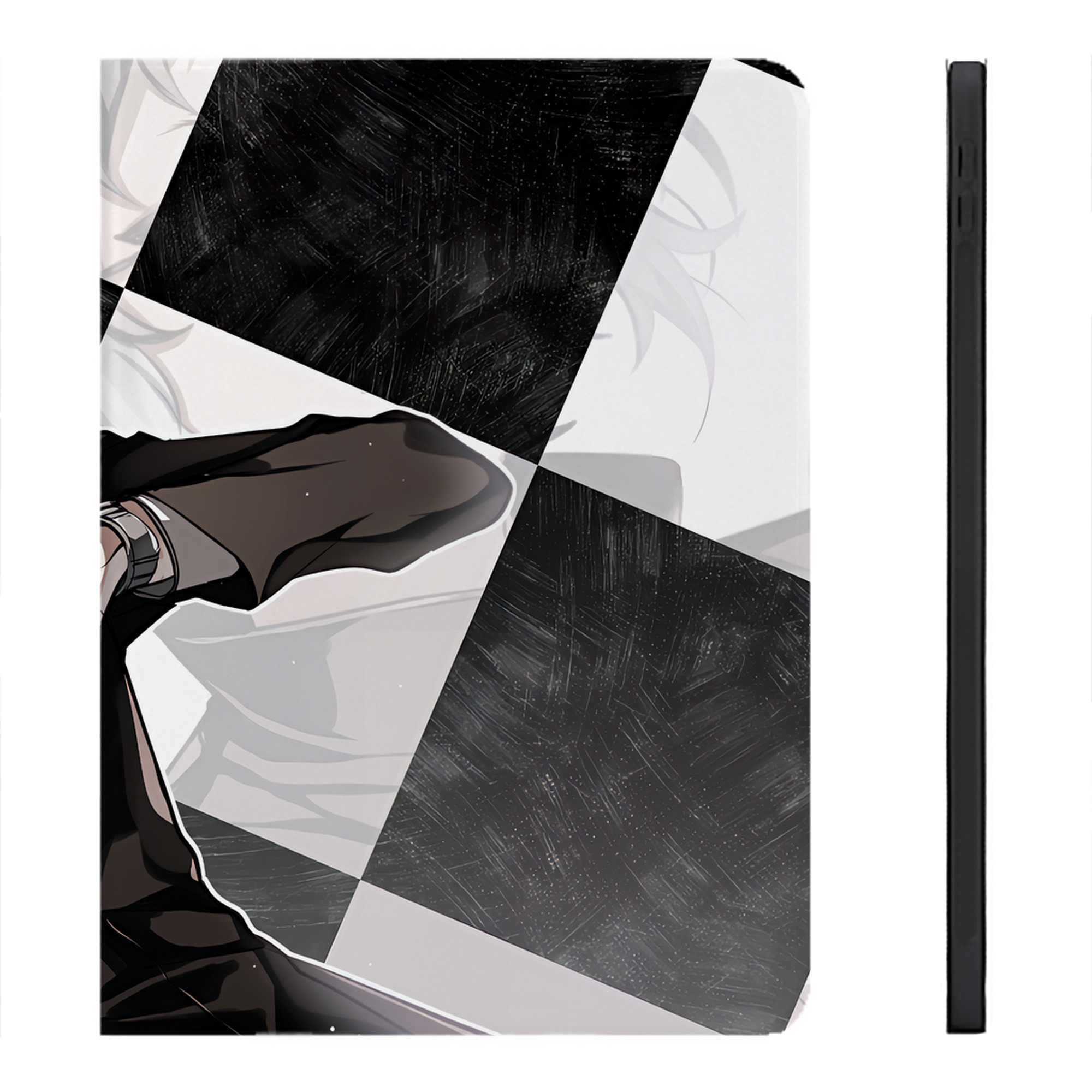 （画像用） 文豪ストレイドッグス Bungo Stray Dogs IPadケース ペンホルダー付き ブックスタイルデザイン